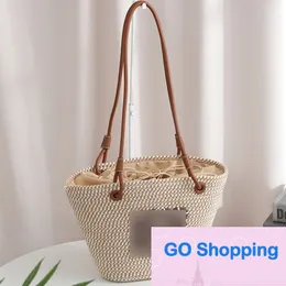 Neue Baumwollstraße große Kapazität Japaner Frauen täglich von Hand frekig Crossbody Cotton Faden Gewebe Bag Strand Urlaub Taschen Großhandel Großhandel