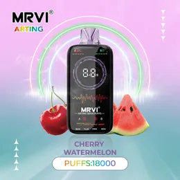 오리지널 MRVI anting 18K 퍼프 풀 스크린 디스플레이 200000 퍼프 코일 26ml 괴짜 바 베이프 일회용 퍼프 20K 15K 15000 12000 100000 VAPER