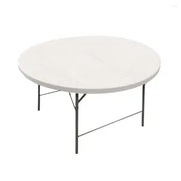 Camp Furniture 4ft Outdoor Picknick Klapptisch mit Metallbeinen tragbarer Plastikrunde und Stuhl für die Veranstaltung