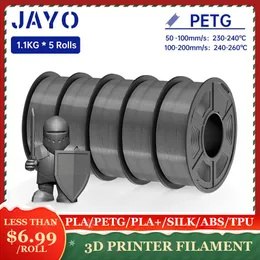 Jayo PLA Meta / ABS / PETG / Silk / PLA Филамент 1,75 мм 5ROLLS 3D PRINTE