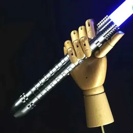 Toys RGB Lightsaber 15-kolor Deiken 6 Takm ses efekti fx dello metal Kolu Lazer Kl Hediye iin LED USB ARJ Q240524