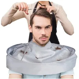 DIY Hårklippt kappa Paraply Cape Cutting Cloak Wrap Hair Shave förkläde hår Barberklänning täcker hushållsrengöring protecter