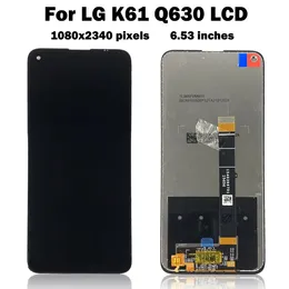 6.53" Original For LG K61 LCD LMQ630EAW LM-Q630EAW LM-Q630 Touch Screen With Frame Replacement For LG Q61 LM-Q630N LCD Screen