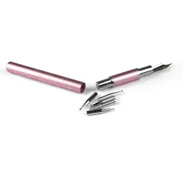 2024 Strumento per nail art raffigurante Penna per manicure estremamente fine, Pinting Line Point Drill 5 tipi di teste possono essere sostituiti set di penne manicure