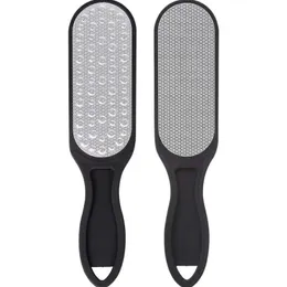 1 st rostfritt stål Fotfil Häle Grater för fötterna Pedicure Rasp Remover Luxury Scrub Manicure Nail Tools Foot Scrubber