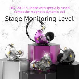 Najnowszy QKZ ZXT MT1 In Earphone Dynamic DJ Monitor IEM EARBUD HIFI Sport Hałas Anulujący słuchawki M10 TA1 ST1 V90S T300 X7