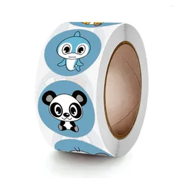Gift Wrap Animal Sticker Reward For Kids 1 Inch 50-500pcs Round Cartoon Sealing Labels Teacher Supplies Encourage Cute Label