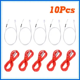 10pcs/pacco hotetend 12V/24V 40W RED RISCHIATURA RISCELLARE ESCRUDER RISCELARE + 100K NTC 3950K TERMISTOR PER Ender 3 Pro 3D Parti di stampante