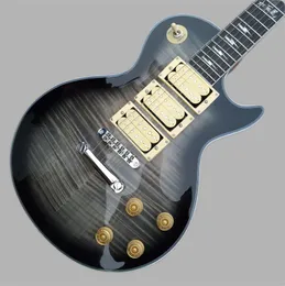 In stock all new rosewood fingerboard 6-string transparent gray electric guitars ship fast 258