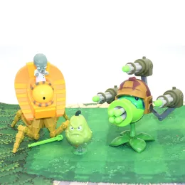 Växter vs zombies 2 leksaker full set gatling pea zombot sphinx-inator squash pojke gåvor leveransväska karaktär modell