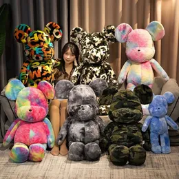 34 cm mattoni di grande dimensione adorabile bambola kawaii peluche gigante gigante brickbear cuscinetto da cuscino imbottito regalo carino