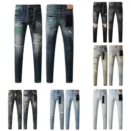 Vintage jeans Punk Style Jeans distressed jeans men's slim straight jeans Women's Jeans Pants New Style spandex softener hiphop rock blue 29-45 size