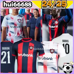 24/25 San Lorenzo Soccer Jerseys 2024 2025 Giay Barrios Hernandez Campi Ferreira Leguizamon Sanchez Home Away Football Fork