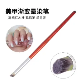 Japanische Internet -Promi Nagellack Poke Pen Phototherapie Farbmalerei Halo Farbstoffstift -Gradient Flash -Kreide großer rotes Holz