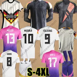 2024 Niemcy Jersey 3xl Kroos Fullkrug Men Men Player Deutschland Trikot Camisa AMania 4xl Musiala Euro Allemagne Kit EM TRIKOT Piłka nożna DFB TRIKOT WIRTZ WIRTZ