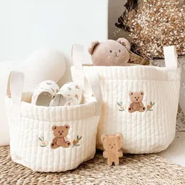 Bolsas de bebê inseadas fraldas de bordado de urso