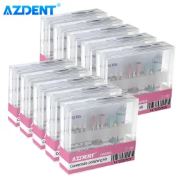 10 ящиков Azdent Dental Composite Polishing Kit RA 0309 Керамические силиконовые резиновые полировки для низкоскоростной ручки с противоположным углом