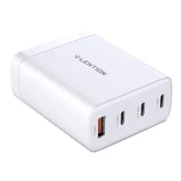Lenty 100W USB C Charger PD Fast Charging Charging Block GAN Tech Power Adapter قابل للطي لـ iPhone 11/12/13/14/15/PRO MAX ، XS/XR/X LL