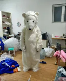 High-quality Real Pictures Polar bear Mascot Costume Mascot Cartoon Character Costume Adult Size