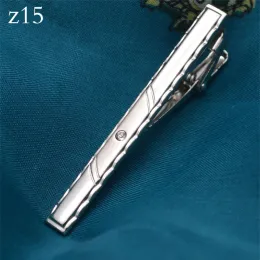 Nuovo cravatta clip metal in argento color crasetta per uomo per uomo design di lusso di lusso squisito mobilità clip clip da uomo accessori per uomini