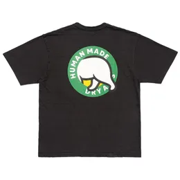 24SS Summer Japan Zagraniczny niedźwiedź polarny Cylindryczny koszulka Modna męska bawełniana deskorolka Tshirt Damskie ubrania Casual Graphic T-shirt 0525