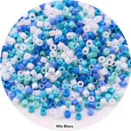 1000pcs 1.6mm 11/0 Japanese Glass Bead Uniform Wear Resistant Opaque Solid Color Seedbead for Jewelry Making