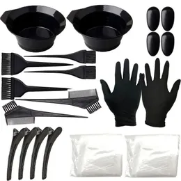 22pcs/Set Home Салон для краски для краски для волос с краской