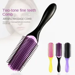 Ny hårkam Magic Detangling Hair Brush Scalp Massager för huvud Barber Rak Curly Wet Air Cushion Hair Accessories Women