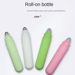 Speicherflaschen 1PC 20 ml tragbarer Stahlkugel Glasflasche Parfüm Antitranpirant Eye Cream Roll-on leere kosmetische Unterflüssigkeit