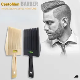 Friseur Level Comb Herren Ölkopf Push geschnittener Kamm europäischer und amerikanischer Flachhaarkamm