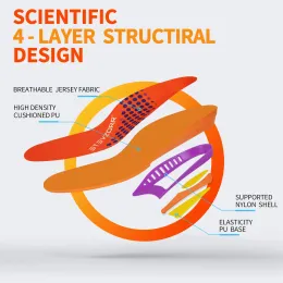 ifitna pu podeszwane zapalenie powięzi bólu ulga mężczyzn wstrząsanie wkładka ortopedyczna Kobiety Sneaker Flat Feet Arch Wsparcie sportowe Wstaw