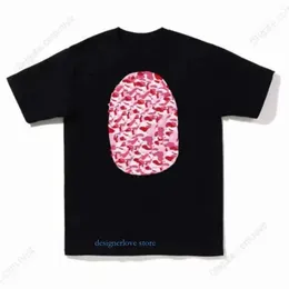 Herrenhemd Designer T -Shirts Tees Seite doppelseitig Camo Hai Kleidung Grafik bunte Cashew Blitz leuchtend Baumwollmann T -Shirt Mode Verschleiß