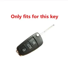 Legierungspfaltauto -Kofferabdeckung für Audi A1 A3 A6 C5 C6 Q3 Q2 Q7 TT TTS R8 S3 S6 RS3 RS6 A4 Zubehör Keychain Protector
