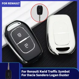 Renault Duster için Yeni TPU Anahtar Kılıf Doker Logan Stepway Clio 5 SS2 Dacia Sandero Stepway Logan Duster Renault Twingo Kapak