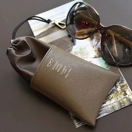 Sunglasses Cases Soft PU skin Egyptian glasses bag men and women reading sunglasses glasses storage suite Q240524