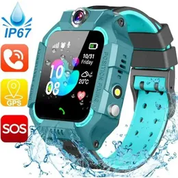Relógios infantis Childrens podem enviar mensagens para conectar as mães meninos crianças meninas iP67 Presentes à prova d'água Smartwatches D240527