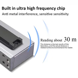  RFID UHF Etiketi Uzun menzilli 30m PC Malzeme Etiketi 860-960MHz H9 CHIP Global Gen2 ISO18000-6C