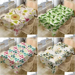 테이블 천 El Supplies Linen 냅킨 Kersttafelkleed Manteles de Mesa Redonda Tela Poliester 설정 20RB450901 DROP DELIV OTVMZ