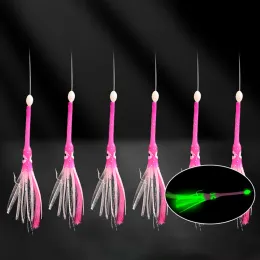 Hairtail String Hook Luminous Knife Fish Hook Anti Bite Sea Fishing Sabiki Rigs Fishing Hooks Bionic Squid Hook Fishing Group