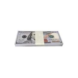 Altre forniture per feste festive Nuove banconote di denaro falso 1 5 10 20 50 100 200 dollari US Euro Puntelli di giocattolo realistici Copia del film