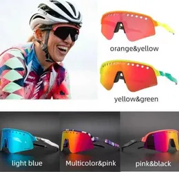 Bolli di Oakl all'aperto Nuovi occhiali da sole ciclistica Uv400 Nuovi occhiali ciclistici Sport da esterno maschi