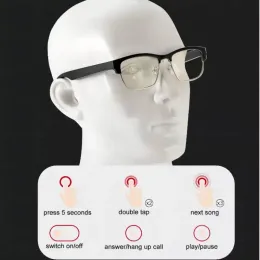 KY02 Smart Eyewear Men Bulletooth Chiama Music Touch Control Glasshi Anti Breakight Eccolpi IP5 Occhiali da sole impermeabili impermeabili