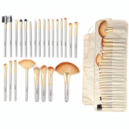 Vanderlife Pro Baskeing Baskeing Bushing Set 24pcslot Pinsel Fondazione cosmetica Polvere Blush Eyeliner Brushing Benke WBAG6880955