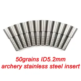 20pcs Archery Target Point Arrowhead+Aluminum Insert For ID 4.2/5.2/6.2mm Carbon/Fiberglass Arrow Shaft Shooting Accessories