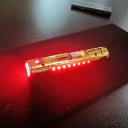 LED Toys Lightsabers Oro Schermo oro Xenopixel 3.0 Neopixel è il laser a sciabola della forza di forza di eclini elettroni che rilascerà tutto il suo anidride carbonica neutro Q240524