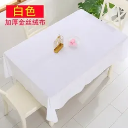 Table Cloth Thicken The Golden Velvet Office Conference Spread Flannelette Color Rectangular Activity Exhibition Tablecloth Black