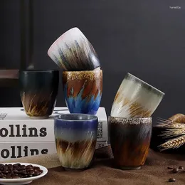 Vasos de café vintage cappuccino caneca de cerâmica