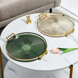 DHgate.com:Modern Plastic Round Light Luxury Tea Tray Coffee DHgate.com:Modern Plastic Round Light Luxury Tea Tray Coffee