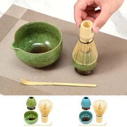 Conjuntos de Teaware 4pcs Matcha Whisk Set