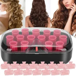 15pcs electric perm stick 30mm curling roller with constant temperature setting for long-lasting curling styling tool 110-220V American plug 240520